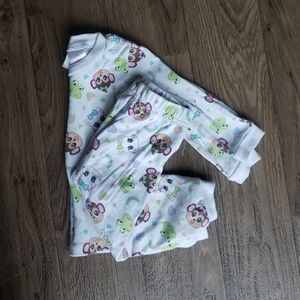 12mo Monkey/Frog/Kitty Pj Set